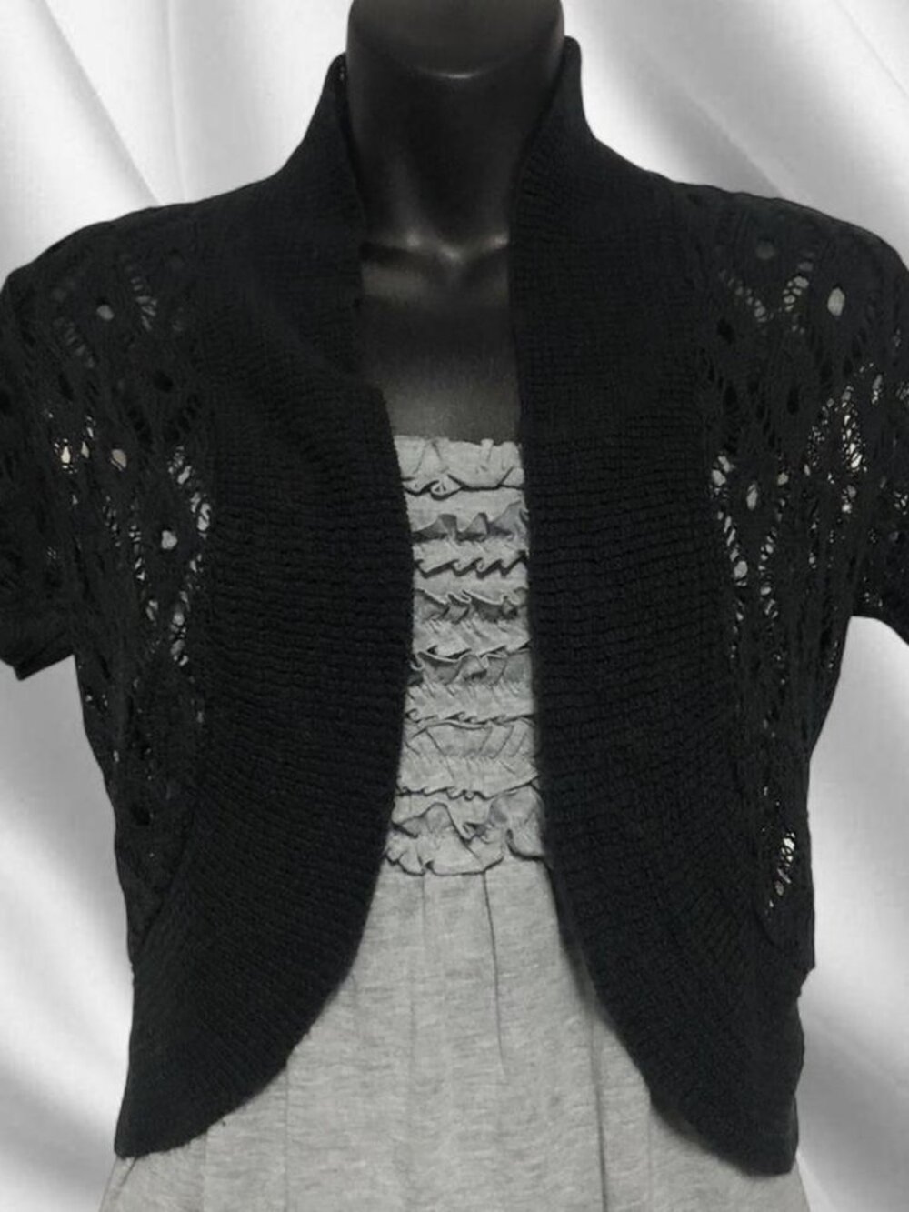 Say What? Y2K Knit Bolero Cardi
